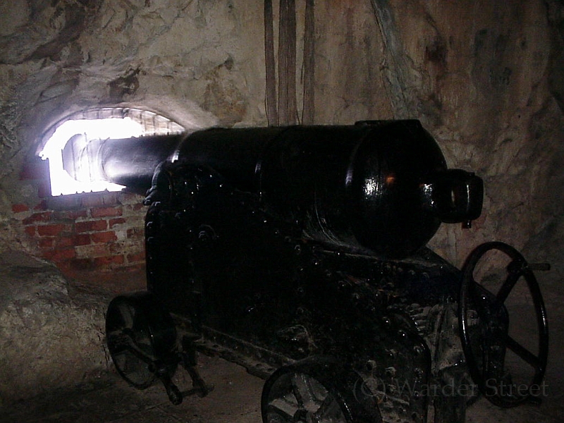 Cannon In Cave At Gibraltar.jpg